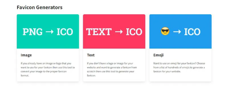 Favicon Converter - 免费在线生成网站图标，支持图片文字Emoji