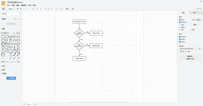 Drawio (diagrams.net)：开源免费跨平台流程图白板工具