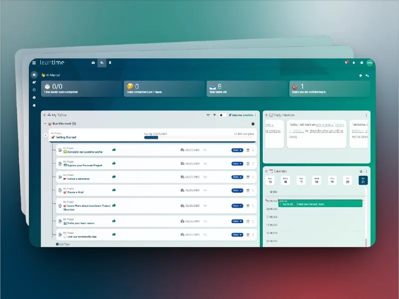 Leantime: 开源项目管理与团队协作平台 | 看板、甘特图、工时追踪