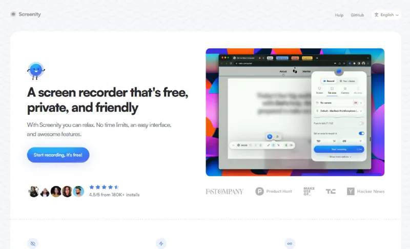 Screenity: 免费开源的Chromium屏幕录制扩展，支持离线隐私录屏