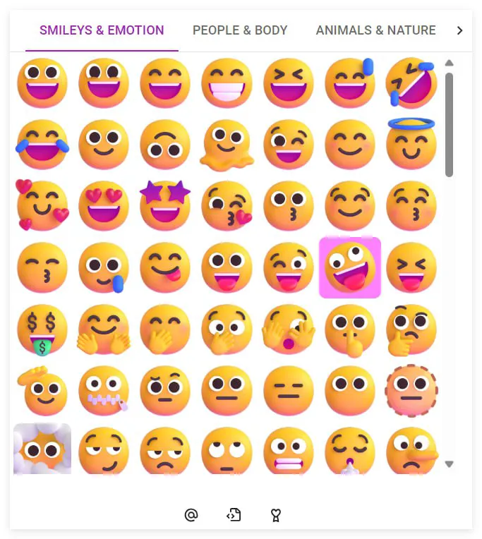 Fluent Emoji - 微软开源表情包 | 免费下载3D/扁平化SVG/PNG